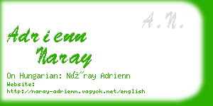adrienn naray business card